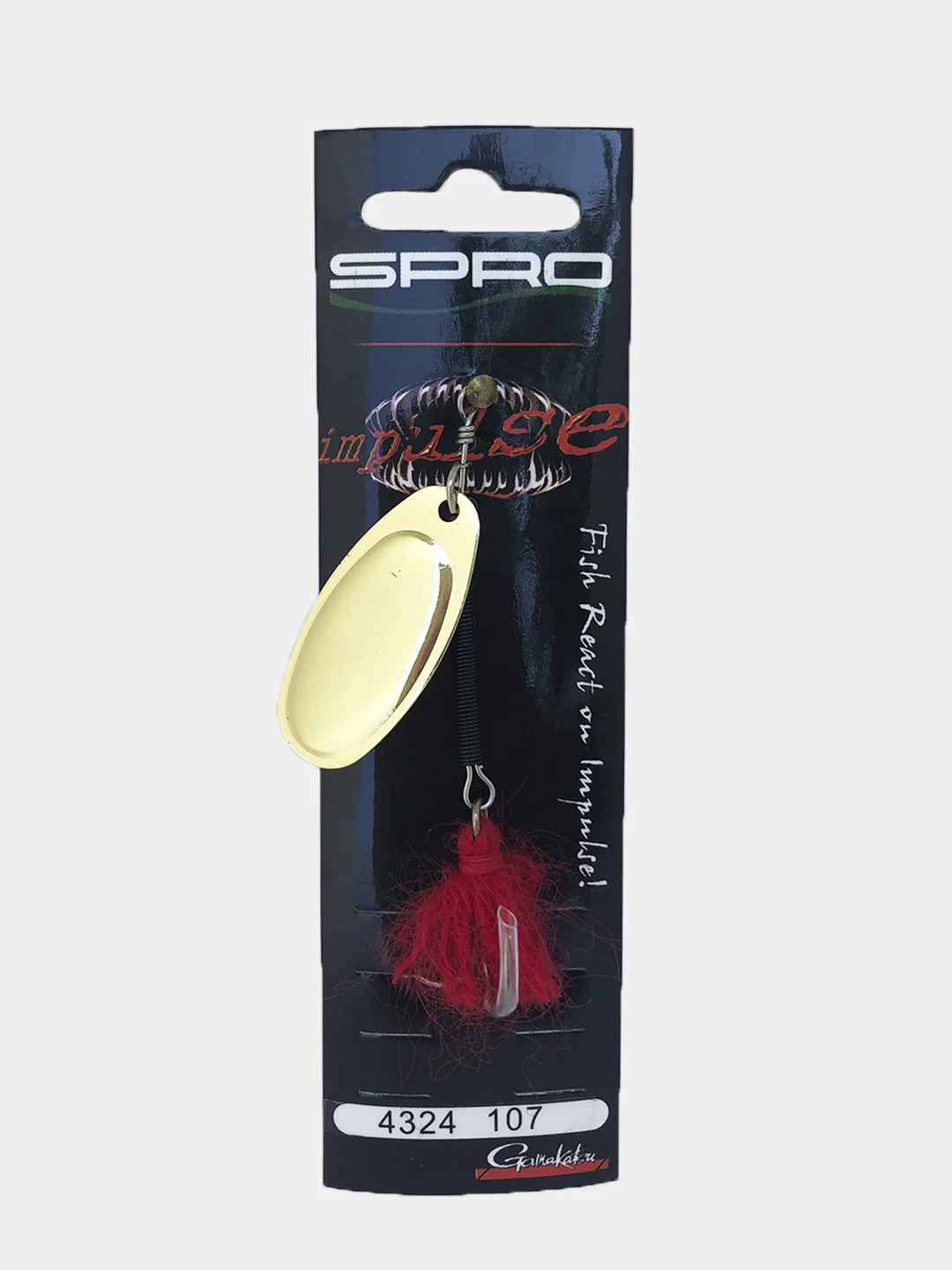 Золотой блесна SPRO Impulse Spin Oval
