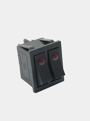 Переключатель IRS-2101E-1C on-off черный (15A 250VAC)