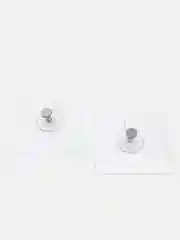 Серебряный крючки самоклеящиеся прозрачные