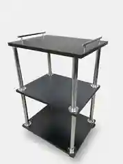 Черный этажерка ЛДСП