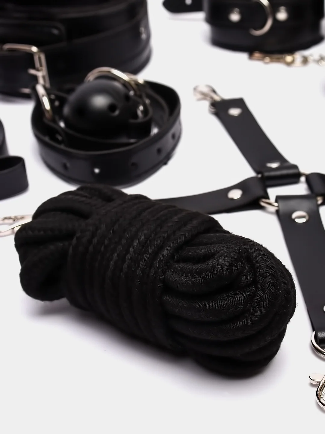 БДСМ набор, набор для влюбленных, BDSM premium ( 10 предметов )