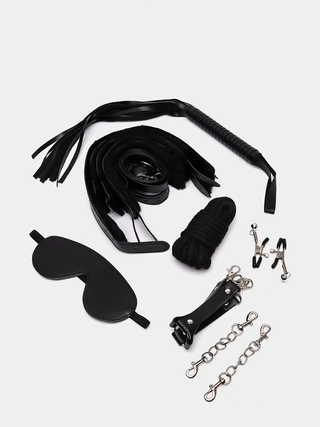 БДСМ набор, набор для влюбленных, BDSM premium ( 10 предметов )