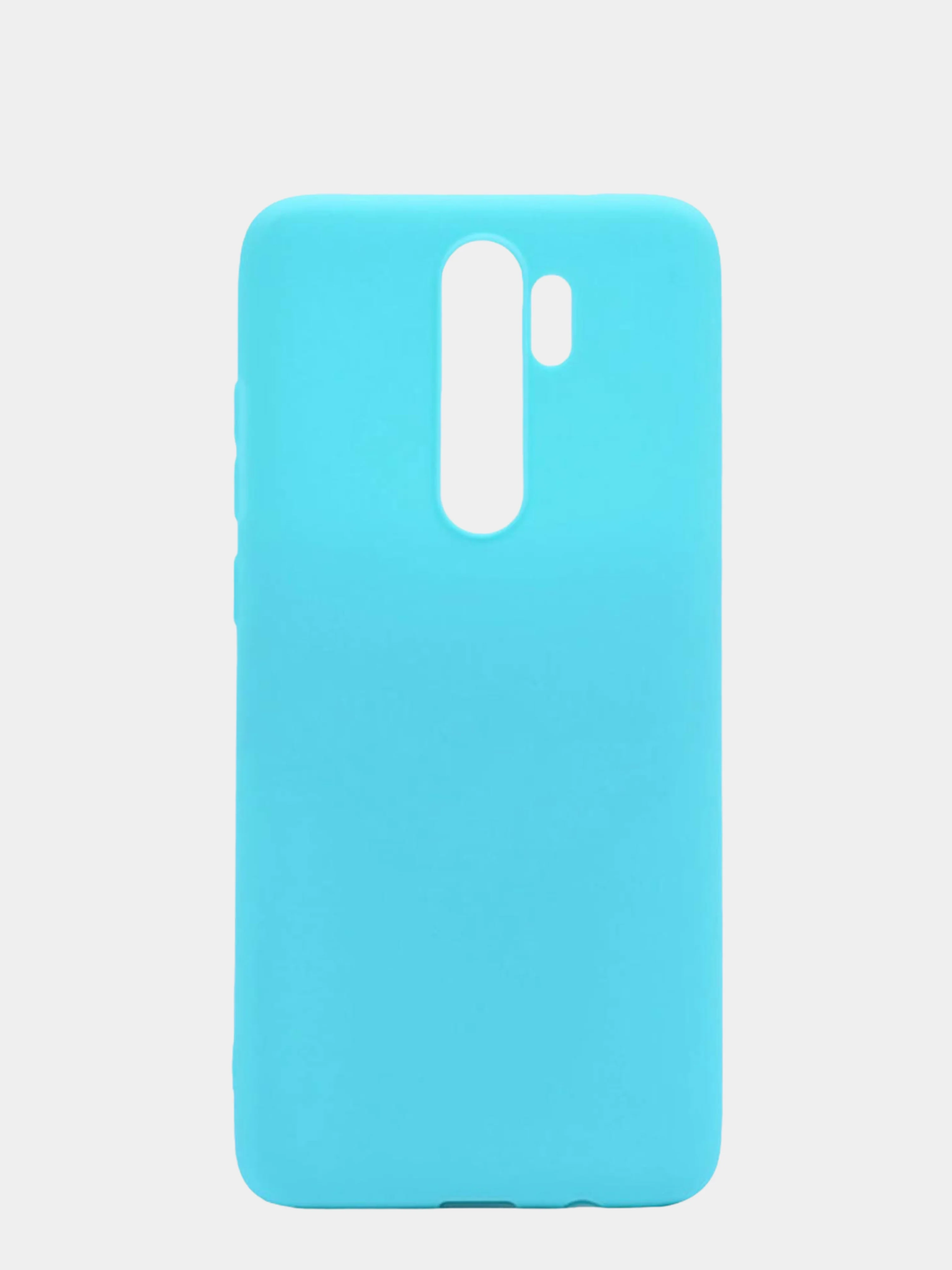 Бирюзовый чехол для Xiaomi Redmi Note 8 Pro (Сяоми Редми Нот 8 Про) силиконовый, матовый