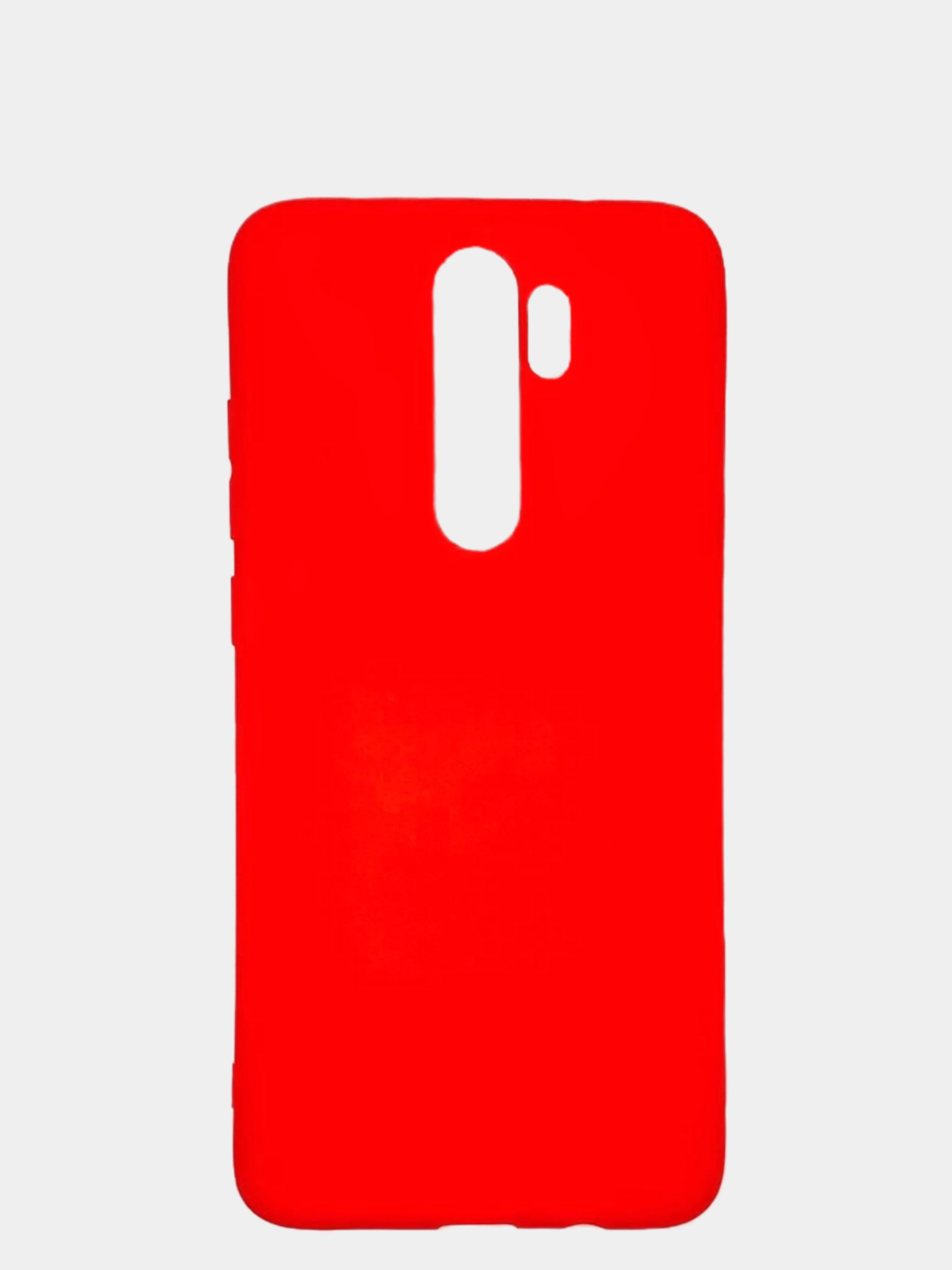 Красный чехол для Xiaomi Redmi Note 8 Pro (Сяоми Редми Нот 8 Про) силиконовый, матовый