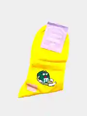 Белый носки Turkan С принтом M&M