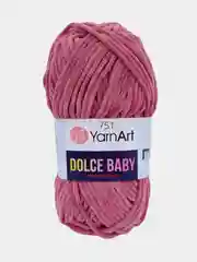 Коралловый меланж пряжа YarnArt Dolce Baby, 50 г / 85 м, 100% полиэстер