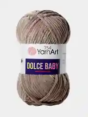 Хаки пряжа YarnArt Dolce Baby, 50 г / 85 м, 100% полиэстер