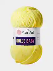 Желтый пряжа YarnArt Dolce Baby, 50 г / 85 м, 100% полиэстер