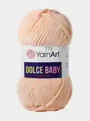 Бежевый меланж пряжа YarnArt Dolce Baby, 50 г / 85 м, 100% полиэстер