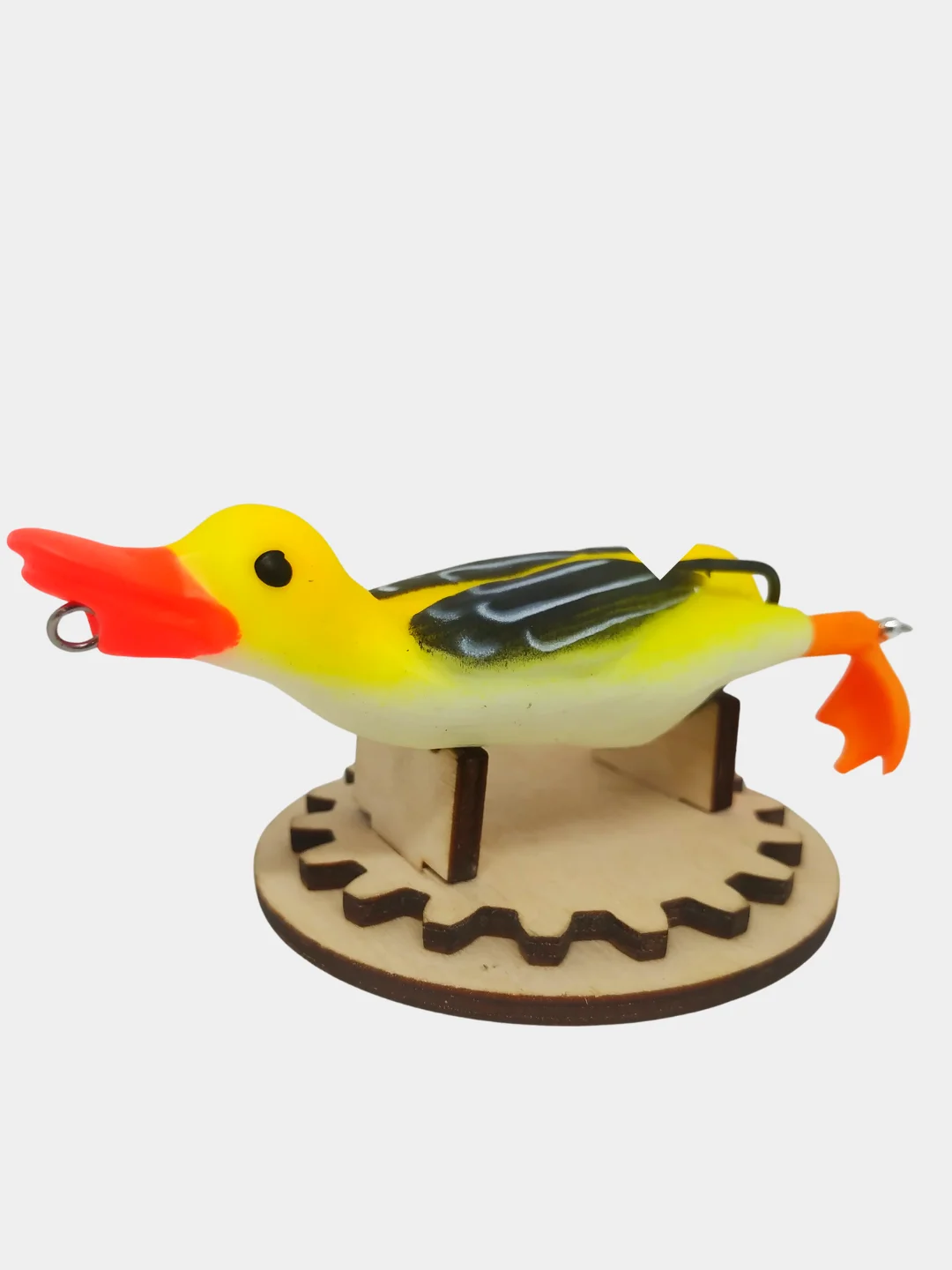 Желтый приманка Crazy Duck, 80 мм, 12 г