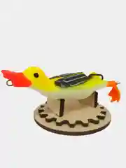 Желтый приманка Crazy Duck, 80 мм, 12 г