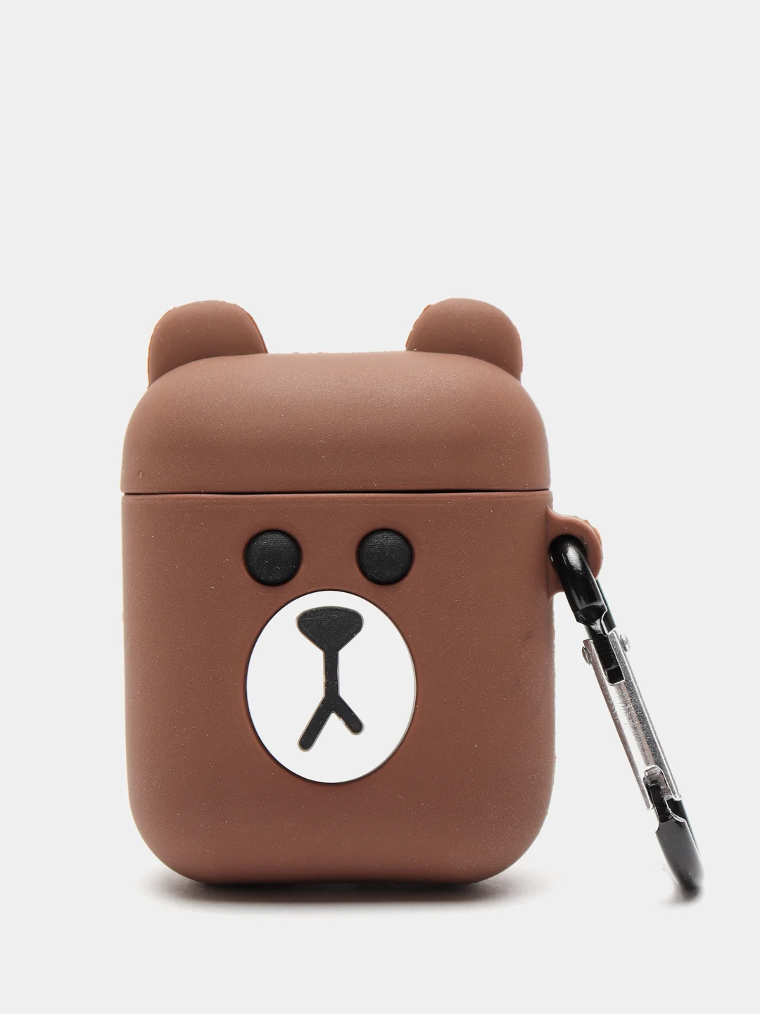 Бежевый чехол для беспроводных наушников AirPods