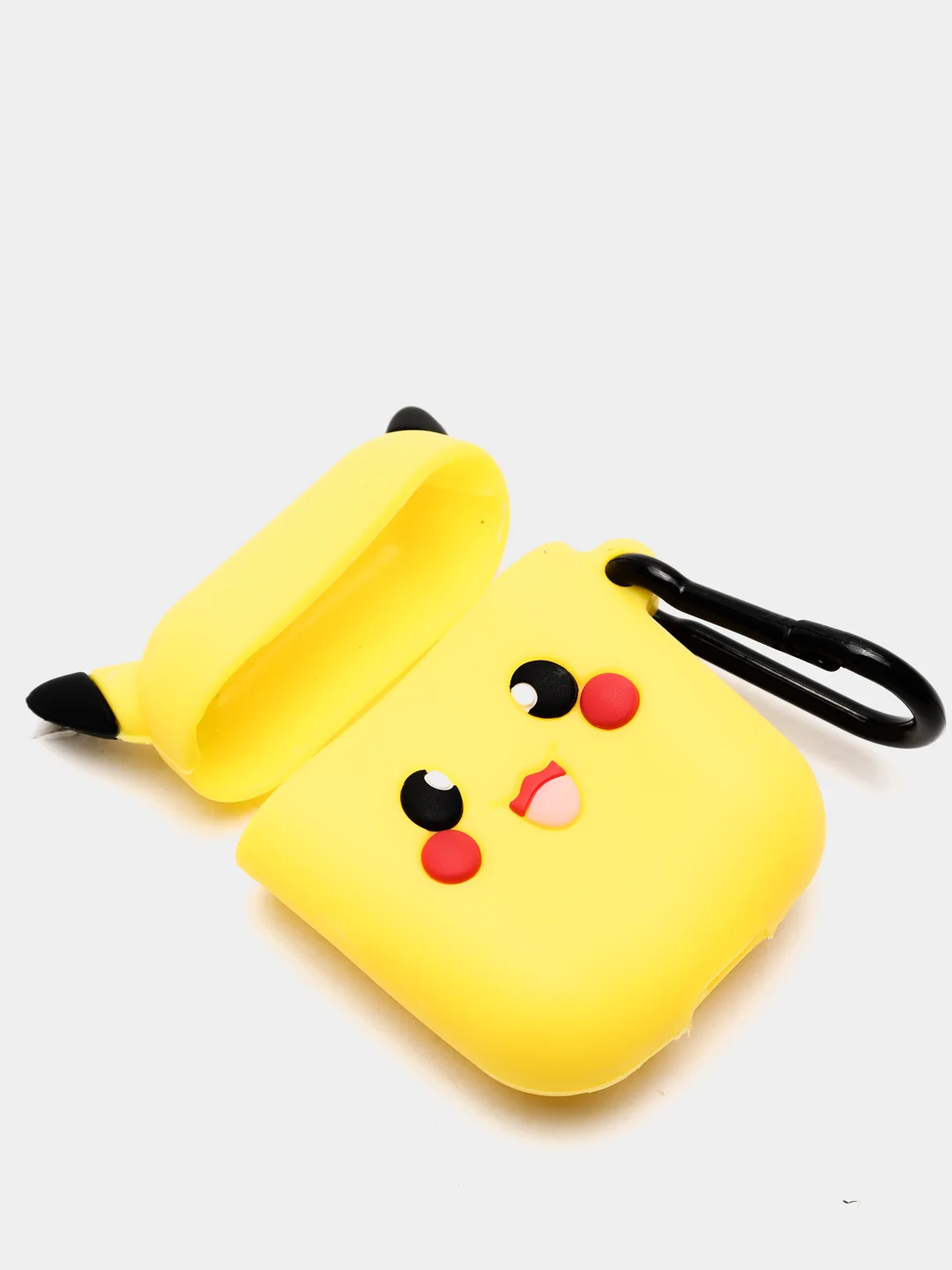 Серый меланж чехол для беспроводных наушников AirPods
