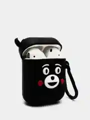 Серый меланж чехол для беспроводных наушников AirPods