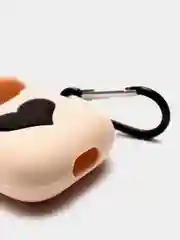 Серый меланж чехол для беспроводных наушников AirPods