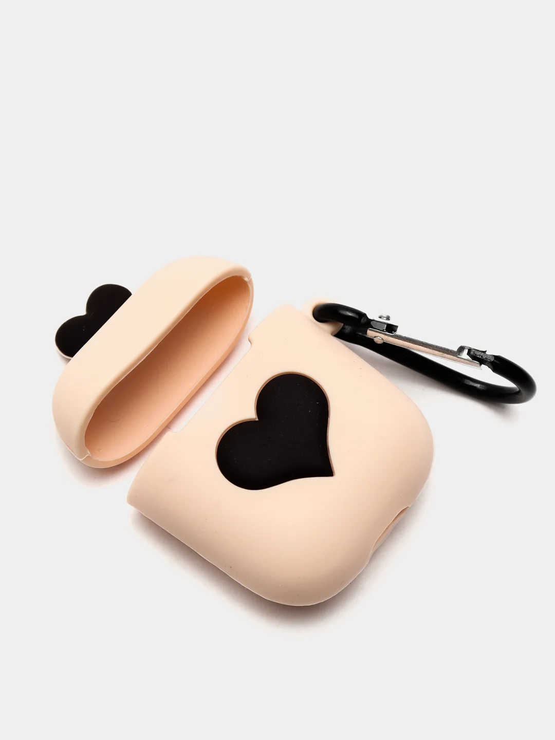Серый меланж чехол для беспроводных наушников AirPods