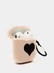 Серый меланж чехол для беспроводных наушников AirPods