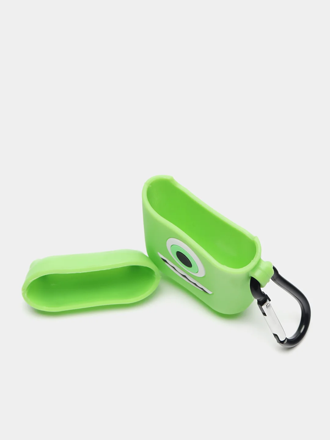 Серый меланж чехол для беспроводных наушников AirPods