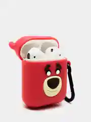 Серый меланж чехол для беспроводных наушников AirPods