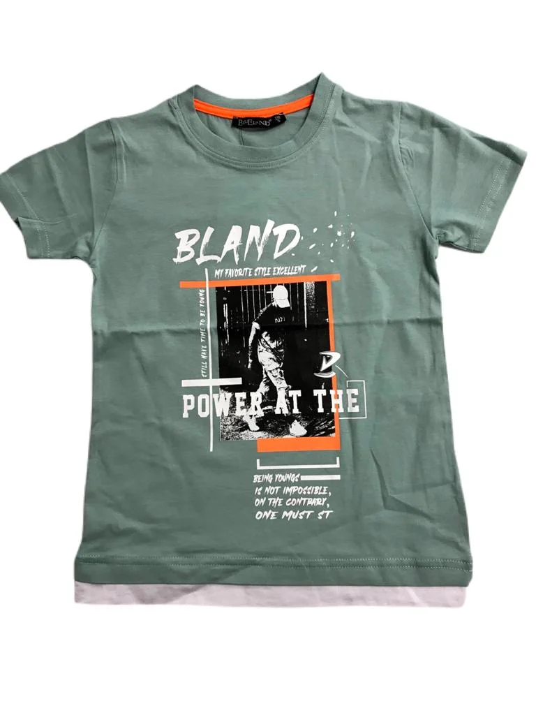 Лайм футболка для мальчика BLAND (Турция)