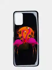 Индиго чехол Xiaomi Poco M3 с рисунком животные (Сяоми Поко М3 фламинго, тигр, леопард)