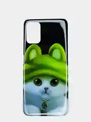 Тёмно-розовый чехол Xiaomi Poco M3 с рисунком животные (Сяоми Поко М3 фламинго, тигр, леопард)