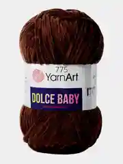 Коричневый пряжа YarnArt Dolce Baby, 50 г / 85 м, 100% полиэстер