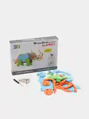 Деревянный конструктор 3D, Слон