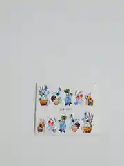 Хаки наклейки для ногтей, цветные