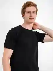Футболка мужская, хлопок, черная