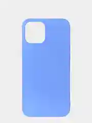 Небесно-голубой чехол Apple iPhone 12 Mini, 12 Pro Max силиконовый с подкладом из микрофибры