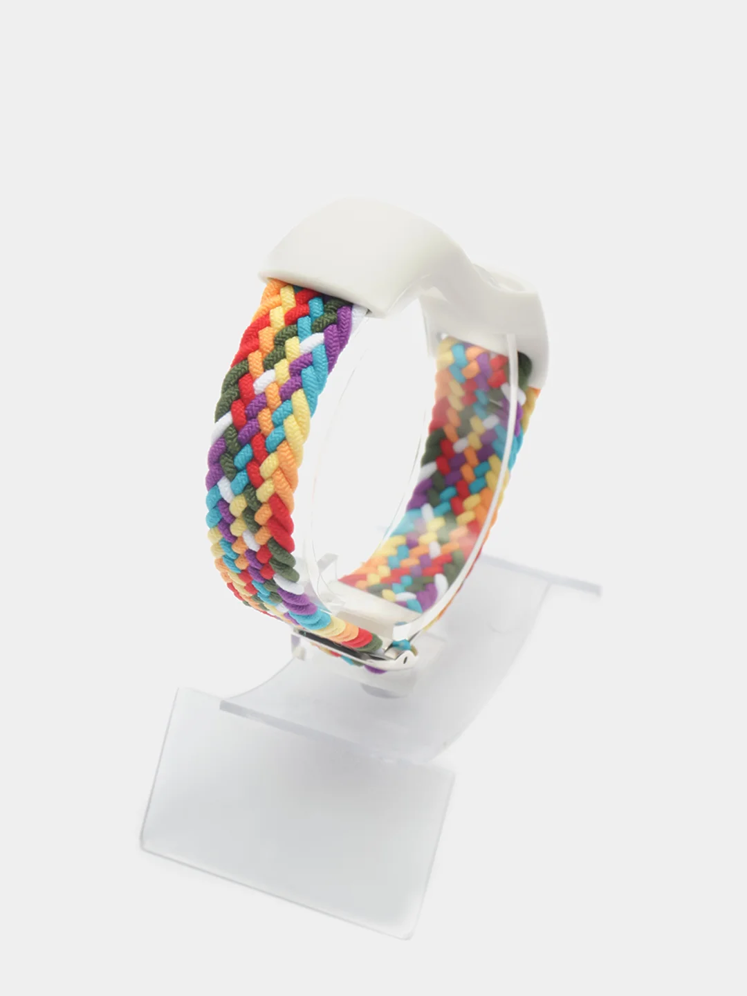 Пурпурный плетеный нейлоновый ремешок / монобраслет с регулировкой для Xiaomi Mi Band 3, 4, 5 и 6