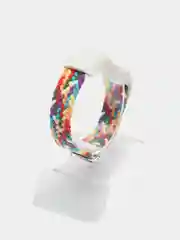 Пурпурный плетеный нейлоновый ремешок / монобраслет с регулировкой для Xiaomi Mi Band 3, 4, 5 и 6