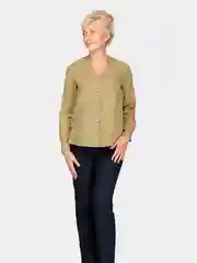 Рубашка льняная женская