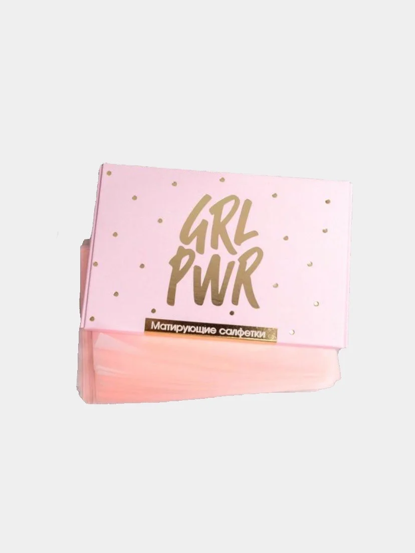 Матирующие салфетки для лица GRL PWR, 50 шт