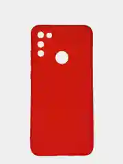 Красный чехол силиконовый Huawei Honor 9A (Хуавей Хонор 9А), цветной, матовый