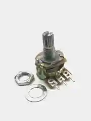 Резистор 16K2  2x20k шлиц (сдвоенный переменный резистор)