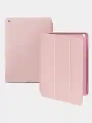 Бежевый меланж стильный чехол со шторкой для iPad