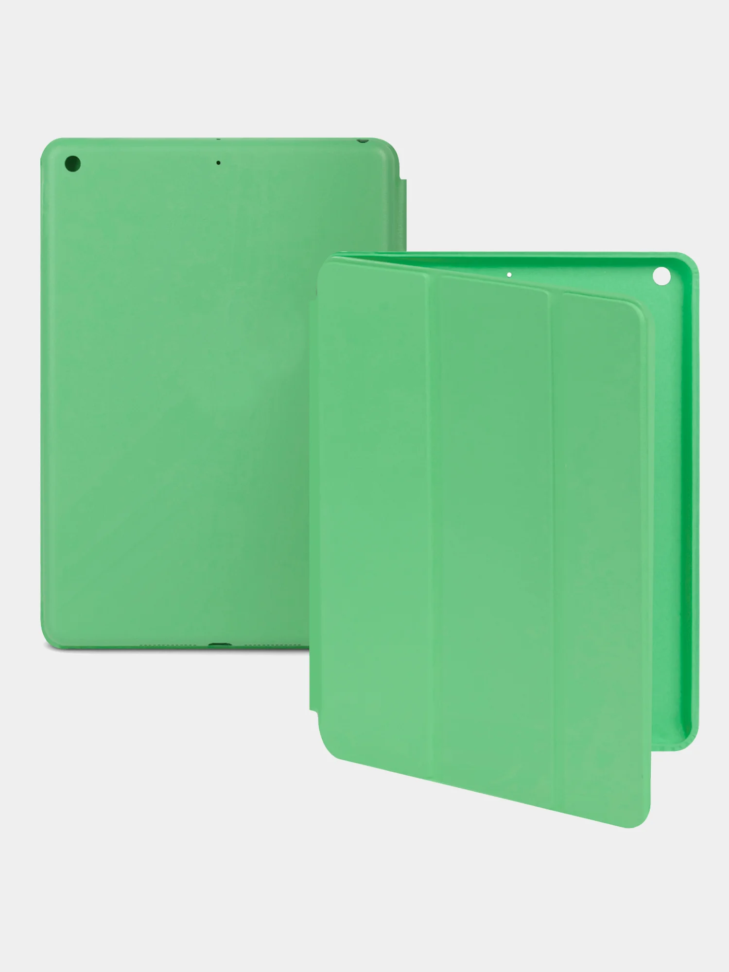 Мятный стильный чехол со шторкой для iPad