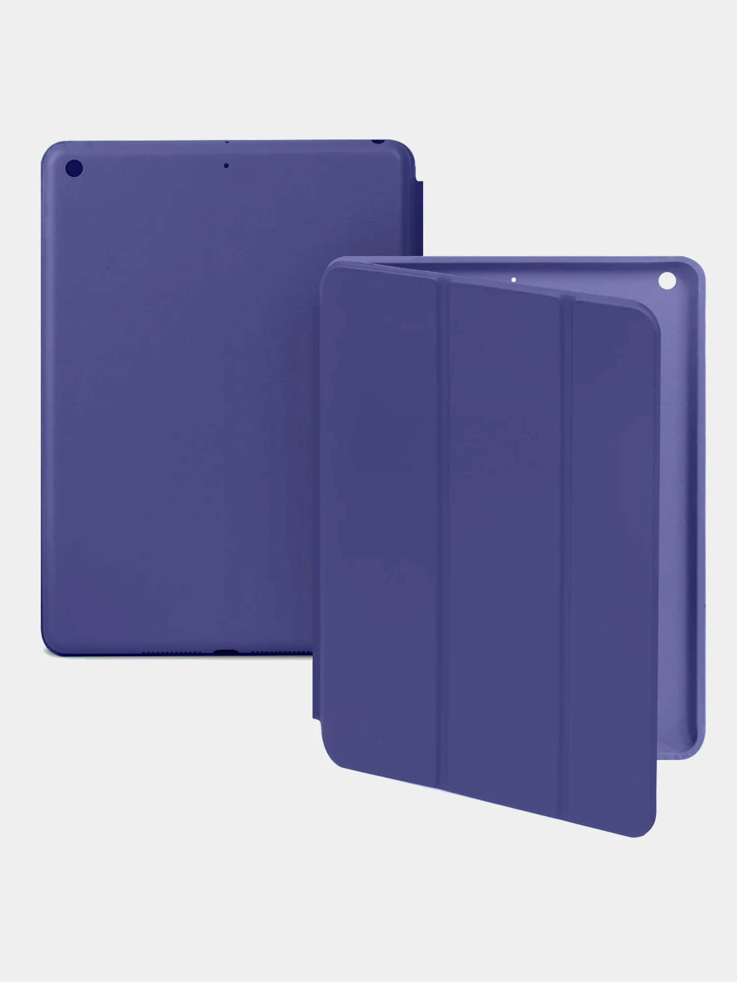 Лавандовый стильный чехол со шторкой для iPad