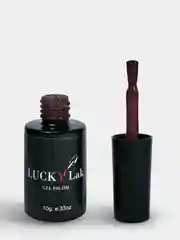 Гель лак, гель-лак для ногтей LuckyLak Edition №047, 10g темная вишня, бордовый марсала