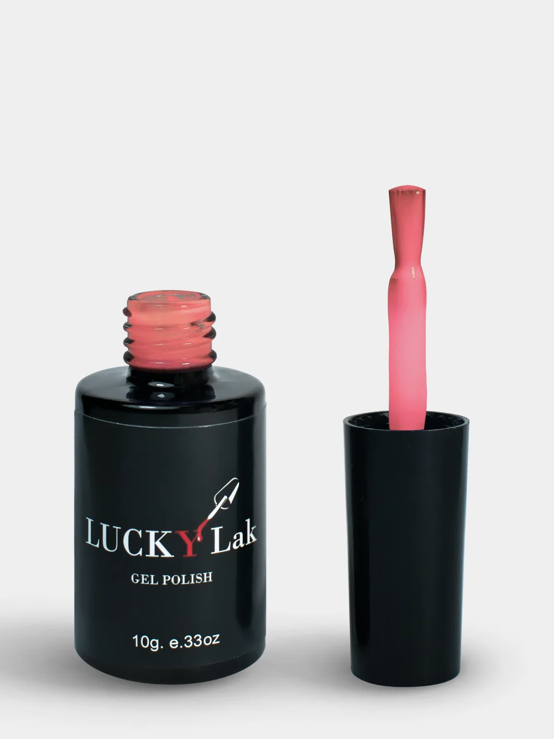 Гель лак для ногтей LuckyLak Edition №052, 10g розовый нюдовый френч светлый, для маникюра
