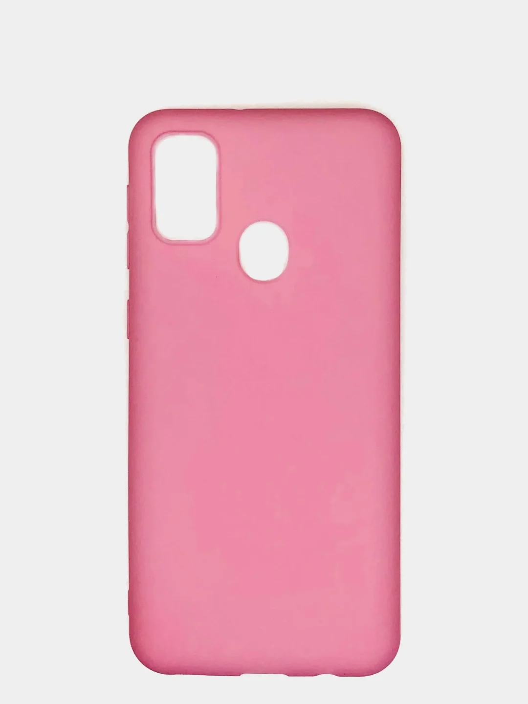Розовый чехол Samsung Galaxy M21 / M30s силиконовый