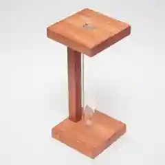 Белый ваза для цветов, деревянная