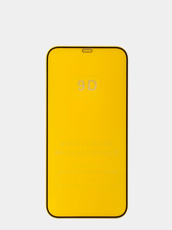 Защитное стекло Premium Glass для iPhone 12 Pro Max, 6.7, 2D, 9H, черное