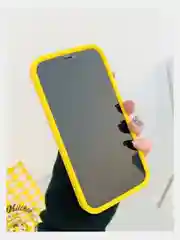 Желтый чехол антистресс пупырка поп ит pop it для iPhone 12 12 Pro на айфон