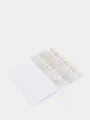 Белый держатель кабелей