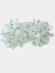 Белый резинки для волос "Горошек"