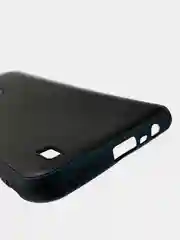 Черный чехол Realme C21 Реалми С21 черный силиконовый под кожу