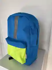 Голубой рюкзак светоотражающий